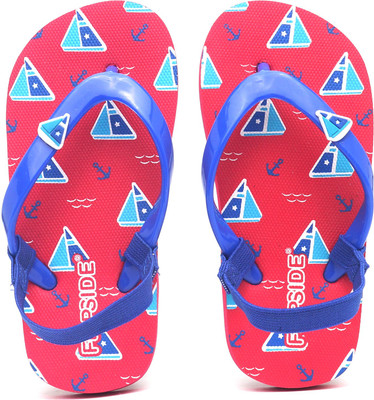

Flipside Girls Slip On Slipper Flip Flop(Blue, Red