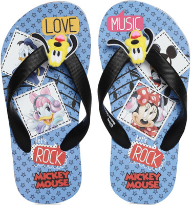 

Minnie Girls Slip On Slipper Flip Flop(Black, Blue