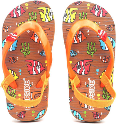 

Flipside Girls Slip On Slipper Flip Flop(Brown
