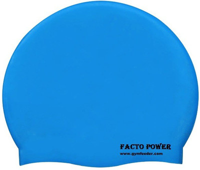 

Facto Power BLUE COLOR SWIMMING CAP Swimming Cap(Blue, Pack of 1)