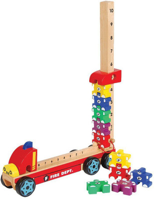 

Brainsmith Counting Firemen - Wooden Toys(Multicolor)