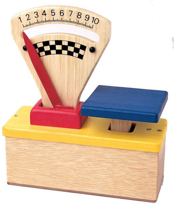 

Brainsmith Food Scale - Wooden Toys(Multicolor)