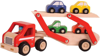 

Brainsmith Super Transporter Lorry - Wooden Toys(Multicolor)
