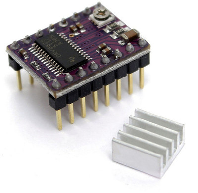 

SunRobotics DRV8825 STEPPER MOTOR DRIVER WITH HEATSINK(Black)
