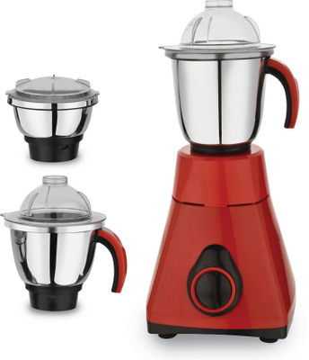 

Kitchen King Mx-Pyramid750w 750 W Juicer Mixer Grinder(Red, 3 Jars)
