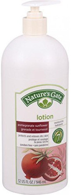 

Nature's Gate Moisturizing Lotion Pomegranate And Sunower Protect And Relieves Dry Skin Paraben Free(59.15 ml)