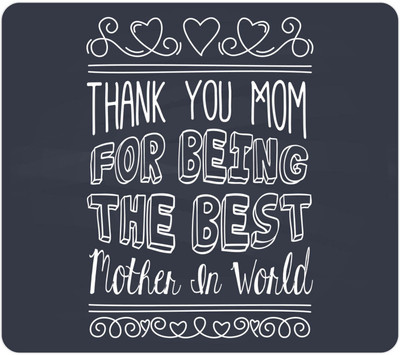 

Giftsmate Gifts for Mom, Mouse pad for Mom Best Mother in World Mousepad(Multicolor)