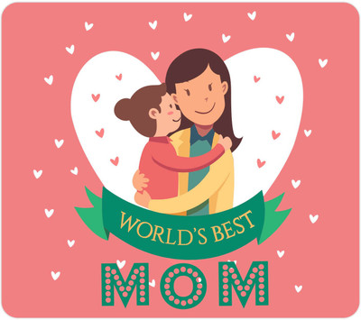 

Giftsmate Gifts for Mom, Mouse pad for Mom World Best Mom Mousepad(Multicolor)