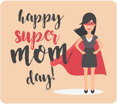 

Giftsmate Gifts for Mom, Mouse pad for Mom Super Mom Day Mousepad(Multicolor)