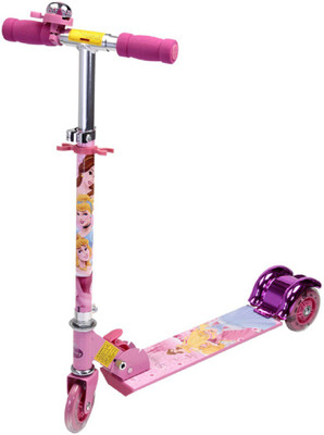 

My Baby Excel Disney Princess Fun & Shiny 3 Wheel Scooter Pink Manual Scooter(Pink)