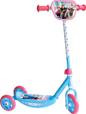 

Disney Frozen Pink & Blue 3 Wheel Scooter Manual Scooter(Multicolor)