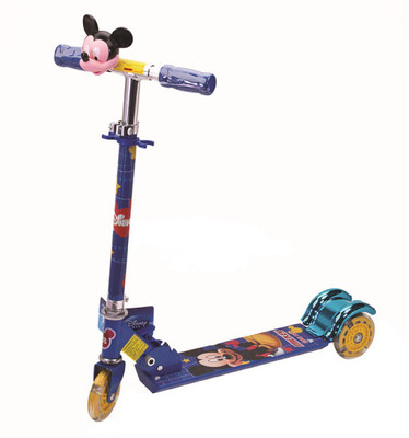 

My Baby Excel Mickey 3 Wheel Scooter - Blue Manual Scooter(Blue)
