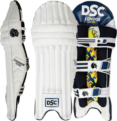 

DSC DSC Batting Legguard Condor Flite Mens Men's (39 - 43 cm) Batting Pad(White, Men)