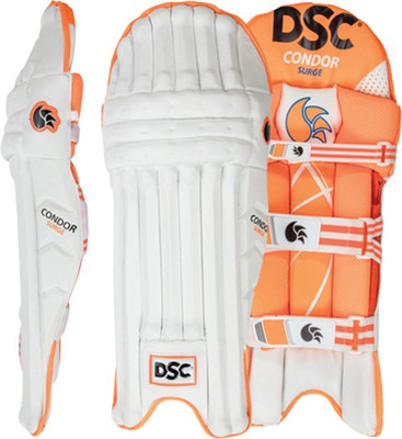 

DSC DSC Batting Legguard Condor Surge Mens Men's (39 - 43 cm) Batting Pad(White, Men)