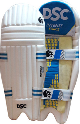 

DSC DSC B/Legguard Intense Force Mens RH Men's (39 - 43 cm) Batting Pad(White, Men)