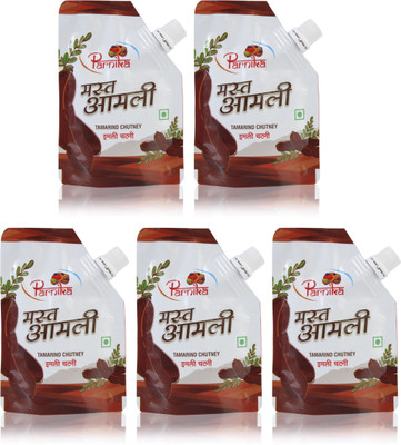 

Parnika [Pack of 5] Tamarind Chutney - Mast Imli(500 g, Pack of 5)