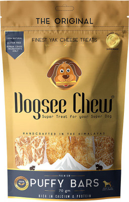 

Dogsee Chew Dogsee Chew Puffy Bars Cheese 0.07 kg Dry Dog Food