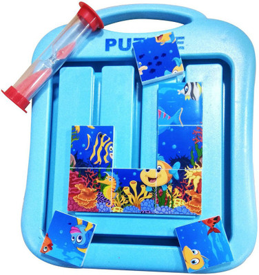 

HickoryDickoryBox Puzzle Game Intelligence toys plastic Jigsaw Puzzles for small Children Kids. Improve the ability of identifying shape, hand-eye coordination and focus.(2 Pieces)