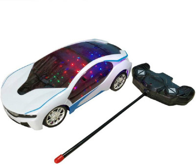 Sakshi Enterprises BMW 3D Lightning Remote Control Famous Car(White)