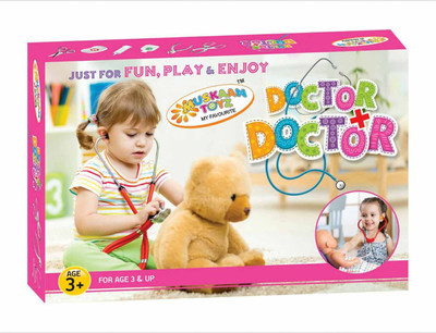 

Muskaan Toyz Doctor Doctor Game for kids Medical Kit Medi Kit Play Children pretend to be a Doctor with 10 Medical Instruments for playing