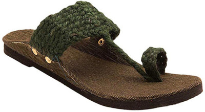 Ethnic Men Green Sandals
