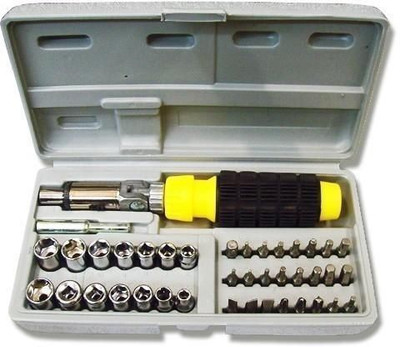 

Aiwa Ratchet Screwdriver Set(Pack of 41), Grey