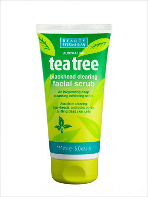 

Beauty Formulas Tea Tree Facial Scrub (Black Clearing Facial Scrub) Scrub(150 ml)