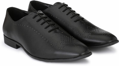 

Andrew Scott Black Synthetic Leather Formal Lace Up For Men(Black