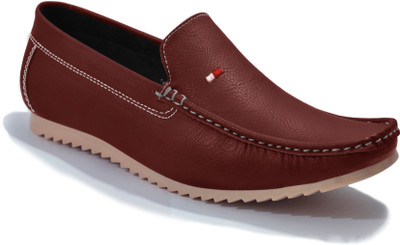 

Feetway Light Weight Loafers For Men Stylish Slip On Durable And Stylish Loafer Shoes For Men Loafers For Men(Brown