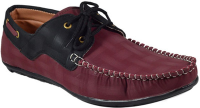 

MarcoUno MarcoUno Cherry Colour Casual Shoes Casuals For Men(Multicolor, Red
