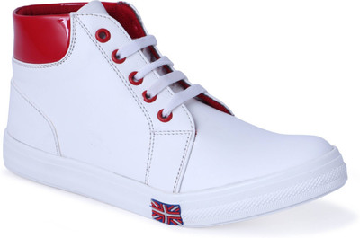 

Mykon MK-SL-0005 Sneakers For Women(White, Red