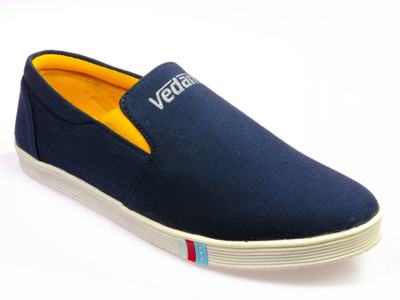 

Vedano Slip On Sneakers For Men(Navy, Yellow