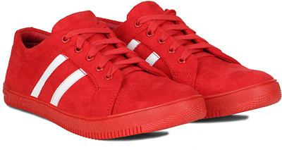 

FASHIMO Sneakers For Men(Red, White