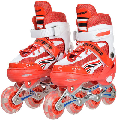 

Iris 72 mm Adjustable In-line Skates - Size 1-3 UK(Yellow), Red;white