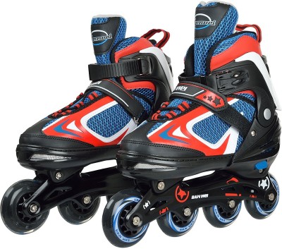 

Iris 78 mm Adjustable In-line Skates - Size 6-8 UK(Multicolor), Red