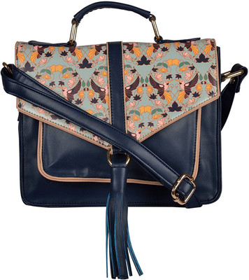 

FIZZA DESIGN STUDIO Women Casual Blue PU Sling Bag