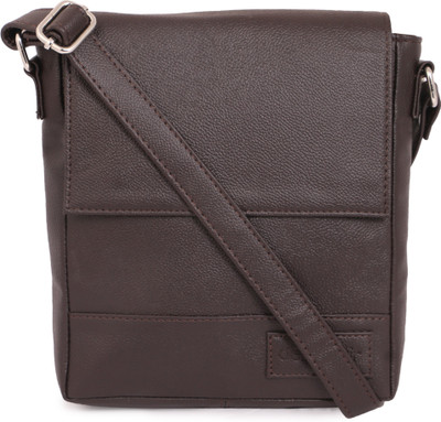 

Debonair International Women Casual Brown PU Sling Bag