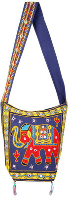 

Rajrang Women Casual Purple, Red, Yellow Cotton Sling Bag