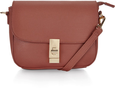 

Caprese Women Casual Brown PU Sling Bag
