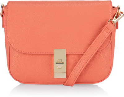 Caprese Women Casual Pink PU Sling Bag