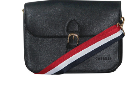 

Caprese Women Casual Black PU Sling Bag