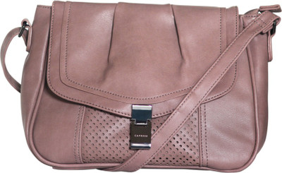 

Caprese Women Casual Pink PU Sling Bag