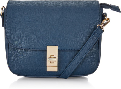

Caprese Women Casual Blue PU Sling Bag