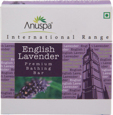 

Anuspa Herbal English Lavender Bathing Soap(125 g)