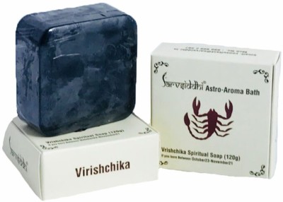 

Sarvsiddhi Virishchika Aroma Bath Natural Handmade Soap Set Of 3(375 g, Pack of 3)