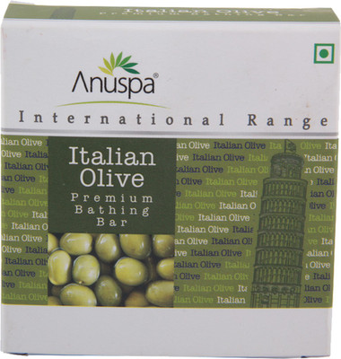 

Anuspa Herbal Italian Olive Bathing Soap(125 g)