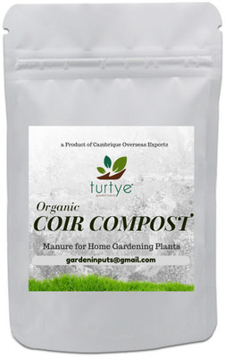 

Turtye Turtye® Organic Coir Compost for Gardening (Organic Manure for Plants) - 10 Kg's - For Rooftop/Terrace/Balcony Gardening Soil Manure(10 kg Powder)