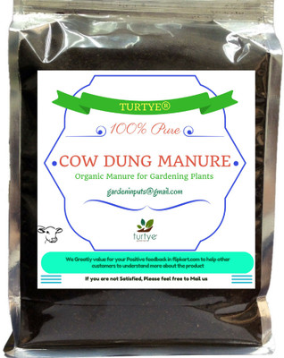 

Turtye Turtye® Cow Dung Manure for Gardening Plants - 100% Pure - for Home Gardening Plant - 5 Kg's Soil Manure(5 kg Powder)