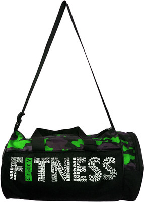 

Vinto CAMOUFLAGE DESIGN BLACK GREEN FITNESS STYLE GYM BAG(Black, Kit Bag