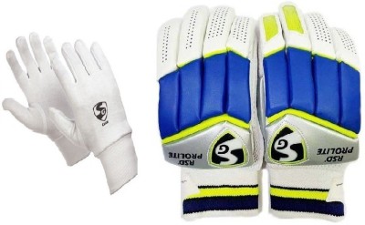 

SG Combo Of Two- One Pair Of 'Rsd Prolite' Batting Gloves (Right Handed) And One Pair Of 'Club' Inner Gloves (Color On Availability)- Batting Gloves (Men, Multicolor)